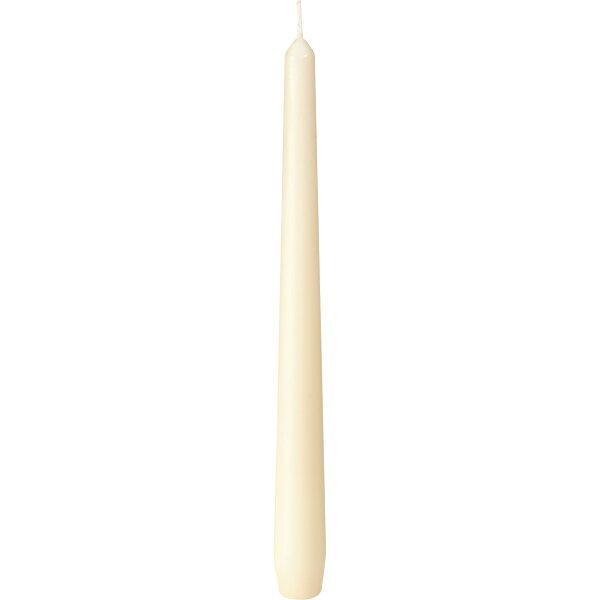 DUNI Spitzkerzen Champagner, 250 x 22 mm, getaucht, 7,5 Std., 2 x 50 Stück